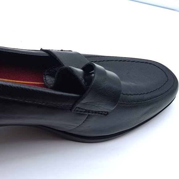 MUNRO America Black Stretch Upper Block Heels Slip On Shoes Size US9 Wide - Picture 11 of 12